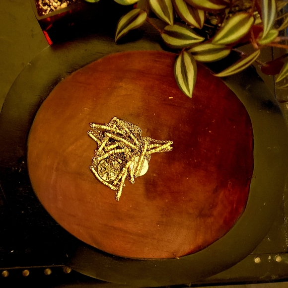 3/25 Wood round catchall - Picture 2 of 5